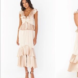 Show me your mumu Reese ruffle dress